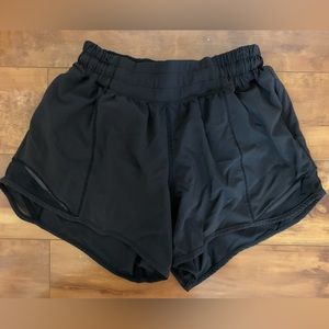 Black Hotty Hot Low-Rise Lined Short 4"